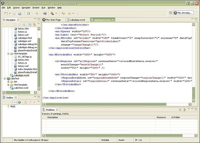 eWEEK Labs Walk-Through: Adobe Flex 2