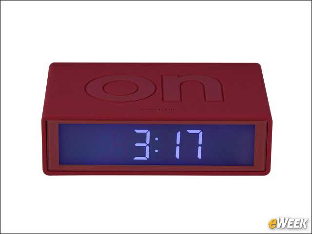 4 - Lexon Flip Alarm Clock Makes Snoozing a Breeze ($45)