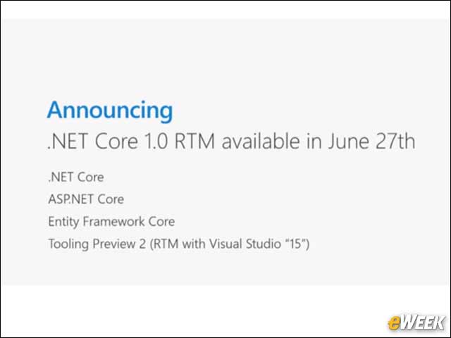 11 - .NET Core RTM
