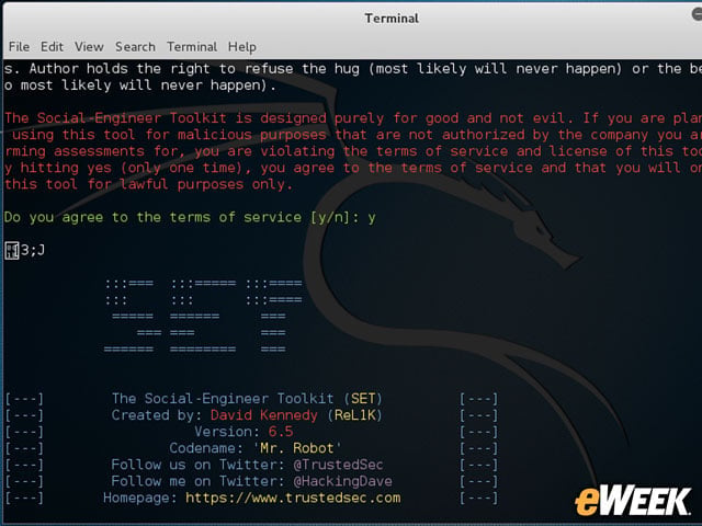Be Good When Using Social-Engineer Toolkit