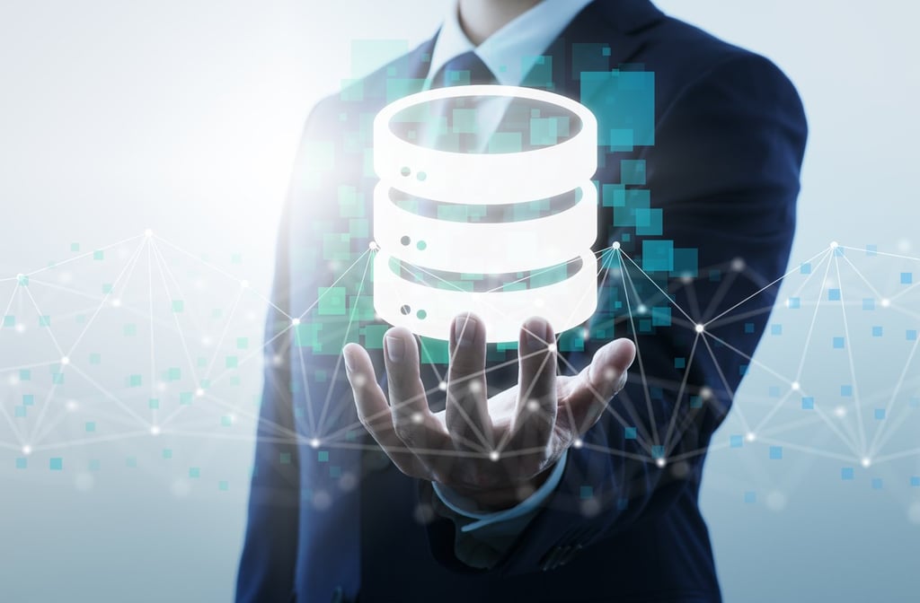 Database management concept.