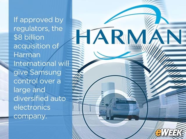 Why Samsung is Paying $8 Billion for Harman Auto Electronics