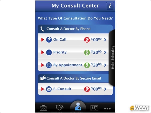 Consult A Doctor on the iPhone