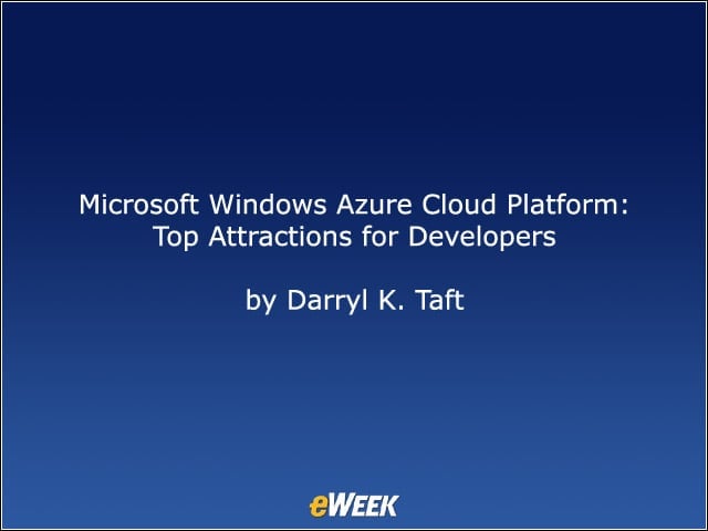Microsoft Windows Azure Cloud Platform: Top Attractions for Developers