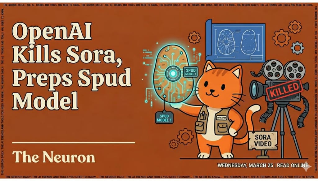 OpenAI Cleaned House illustration from The Neuron
