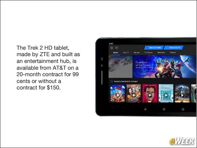 1 - AT&T's 8-Inch Trek 2 HD: An Android 6.0 Tablet for Less Than $1