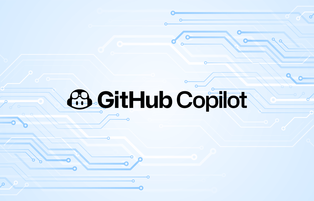 News graphic featuring GitHub Copilot's logo.