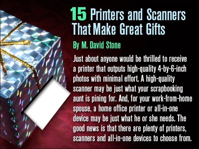 15 Printers and Scanners That Make Great Gifts