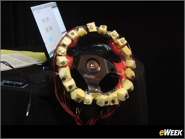 Haptics-Enhanced Steering Wheel