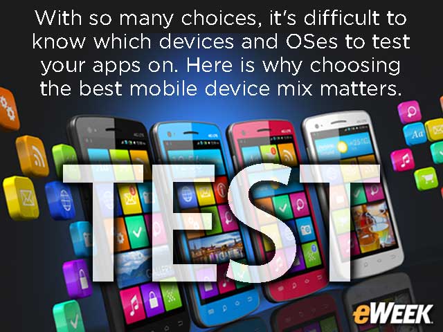 Why You Need to Test New Apps on the Right Mobile Device Mix