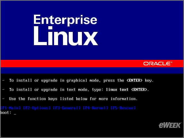 eWEEK Labs Walk-Through: Oracles New Linux