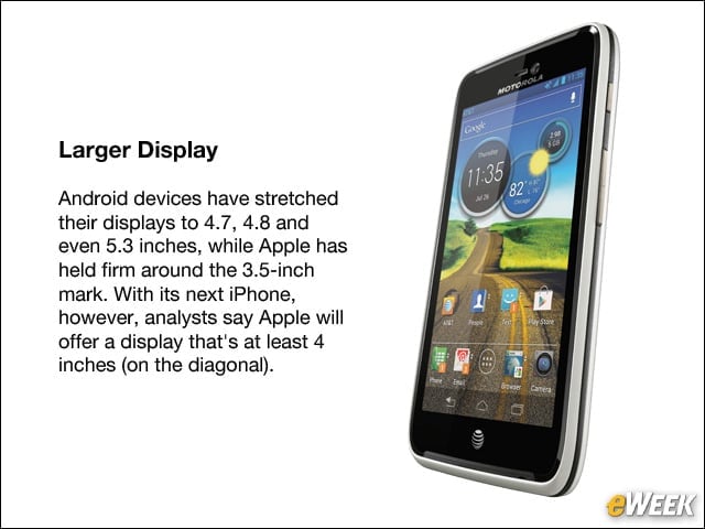 Larger Display