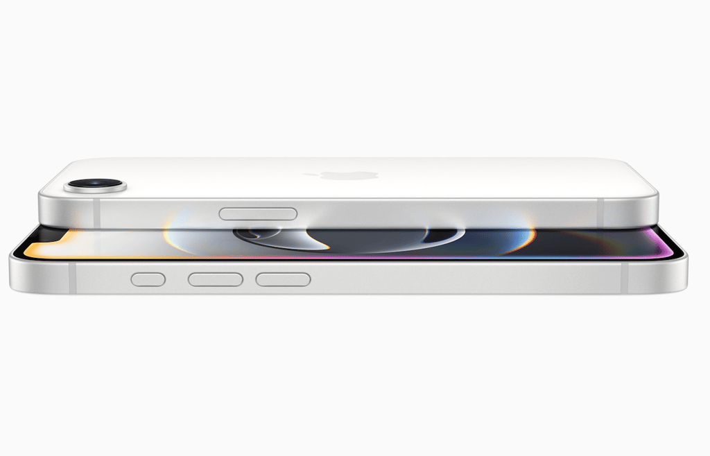 An image of the new Apple iPhone 16e.