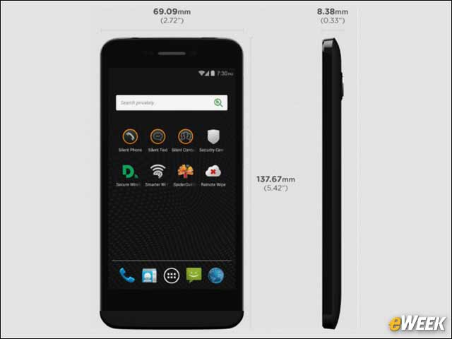 7 - Blackphone's Hardware Specs Are Middle of the Road