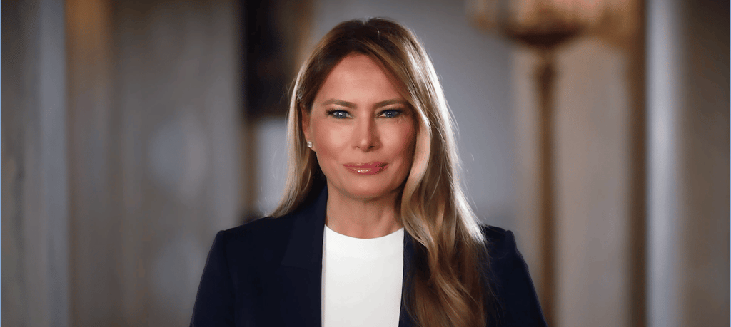 Melania Trump introduces the Presidential AI Challenge in a video on X on Aug. 26.