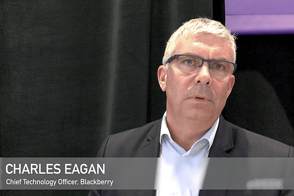 Blackberry CTO Charles Eagan