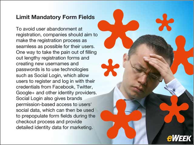 2 - Limit Mandatory Form Fields