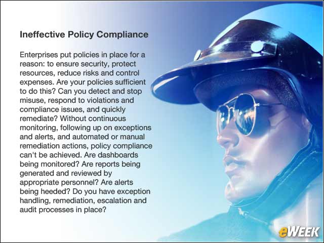 8 - Ineffective Policy Compliance