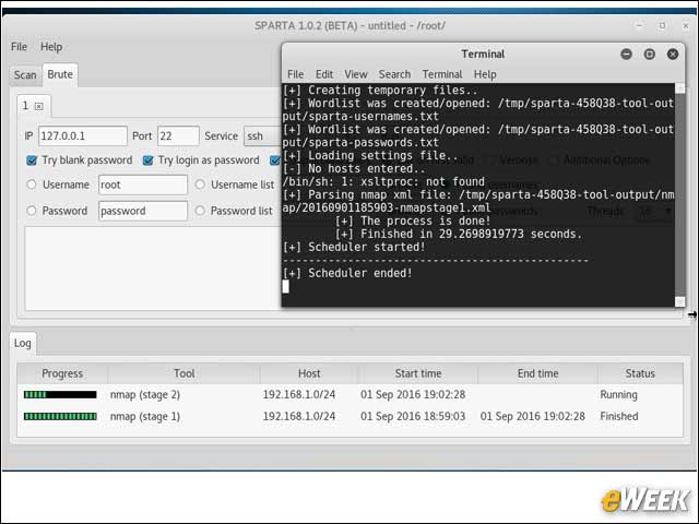 7 - Sparta Provides a Network Infrastructure Penetration Testing Tool