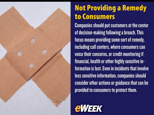 9-Not Providing a Remedy to Consumers