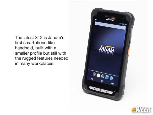1 - Janam Gives XT2 Enterprise Handheld New Look but Same Rugged Features