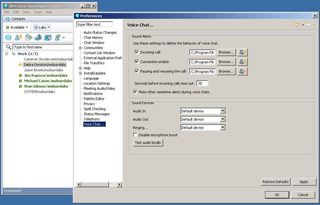 eWEEK Labs Walk-Through: IBM Lotus Sametime 7.5