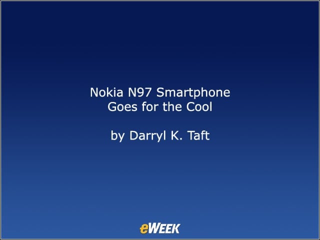 Nokia N97 Smartphone Goes for the Cool