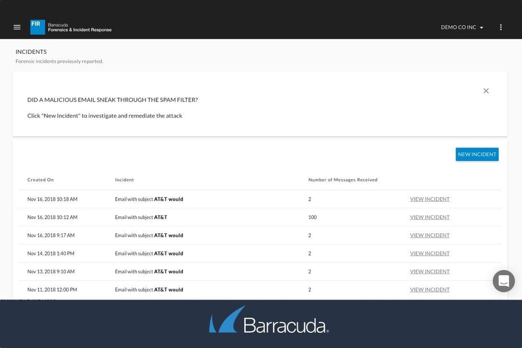 Barracuda Forensics