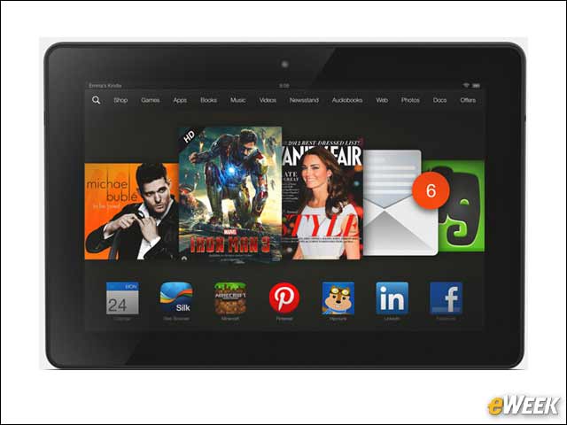 7 - Amazon Kindle Fire HDX 8.9 Is Killer for Media Consumption