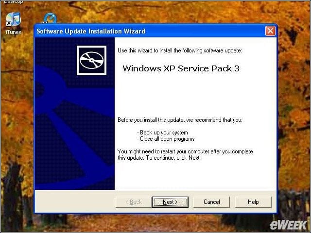 A First Peek at Windows XP SP3