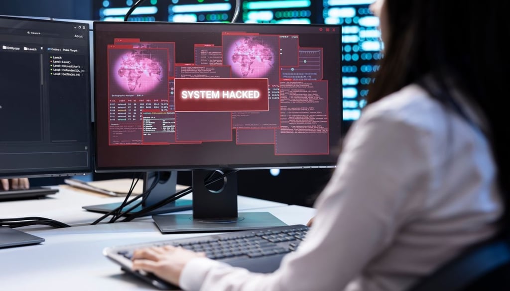 Woman afraid of cyberattack, struggling to save data center