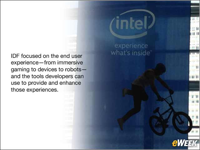 1 - Taking in the Experience at the Intel Developer Forum
