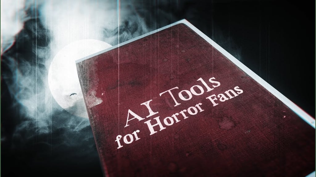 AI Tools for Horror Fans inscripted on a coffin.