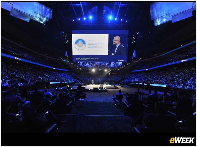 16 - WPC Attendees at Satya Nadella's Day 3 Keynote