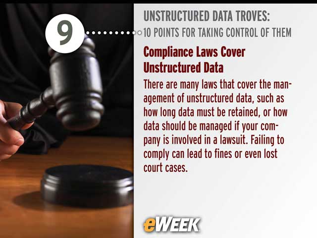 Compliance Laws Cover Unstructured Data