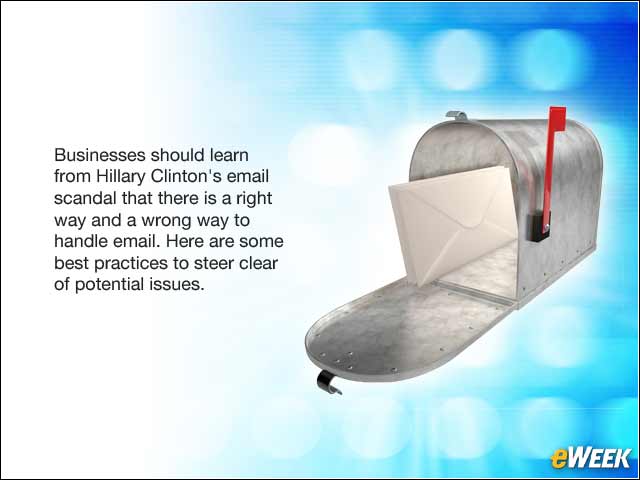 1 - 5 Lessons Businesses Should Learn From the Clinton Email Scandal