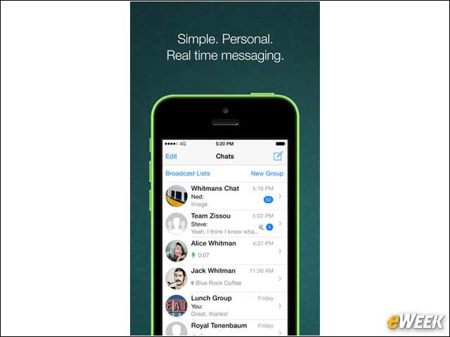6 - WhatsApp Provides Cross-Platform Messaging