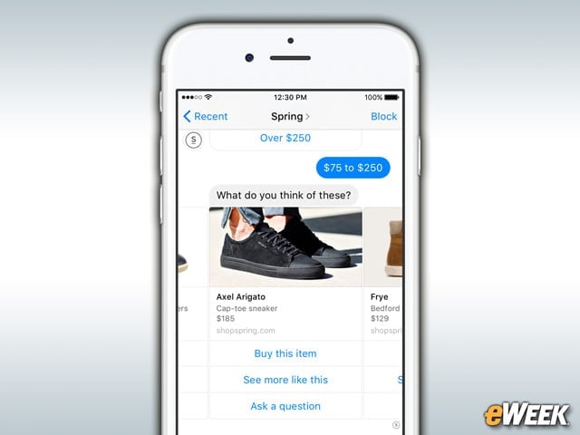 A Personal Shopping Assistant From Spring