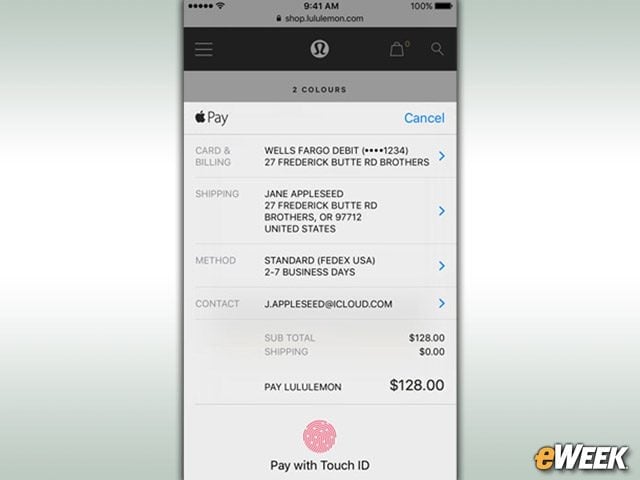Apple Pay Goes to the Internet