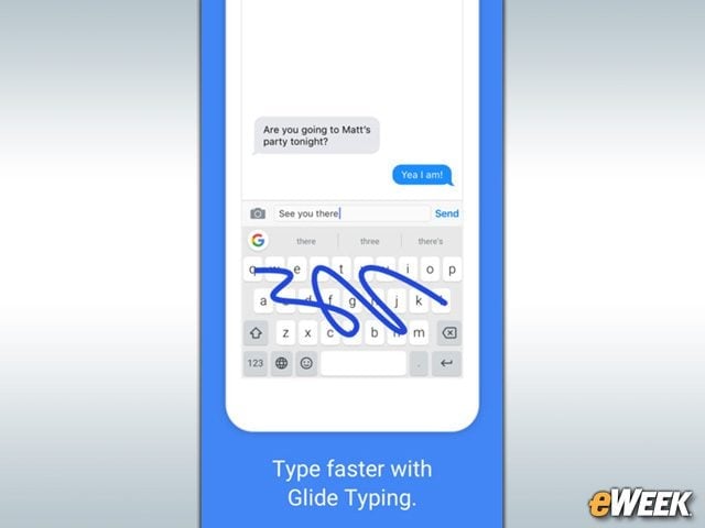 You Can Glide or Swipe to Input Text