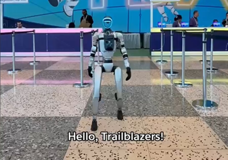 Henry the humanoid robot.