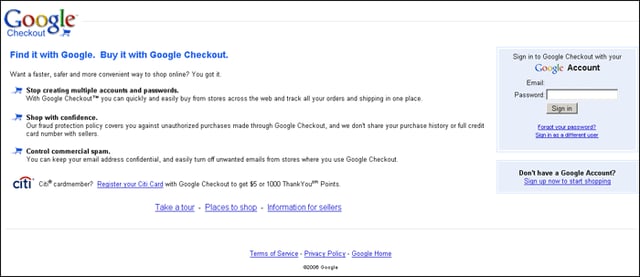 Google Checkout