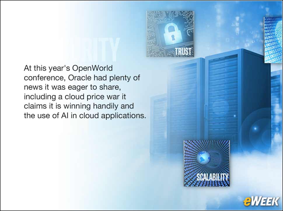 1 - Key Takeaways From Oracle OpenWorld: AI, Security, 'Cheap' Cloud