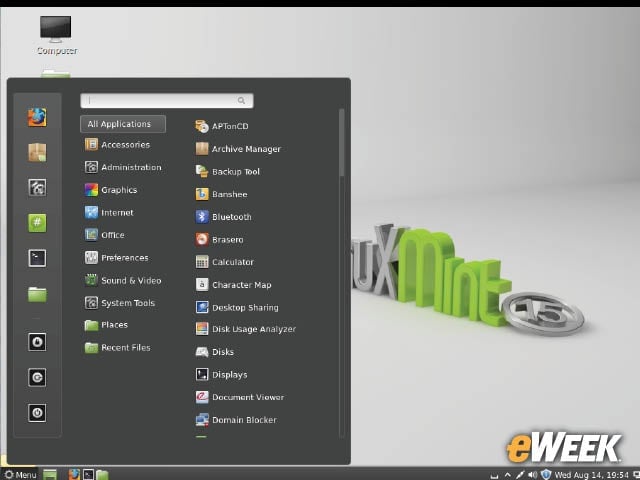 5-Cinnamon Melds Shell Concepts With GNOME Look