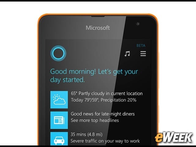 Cortana Makes an Appearance