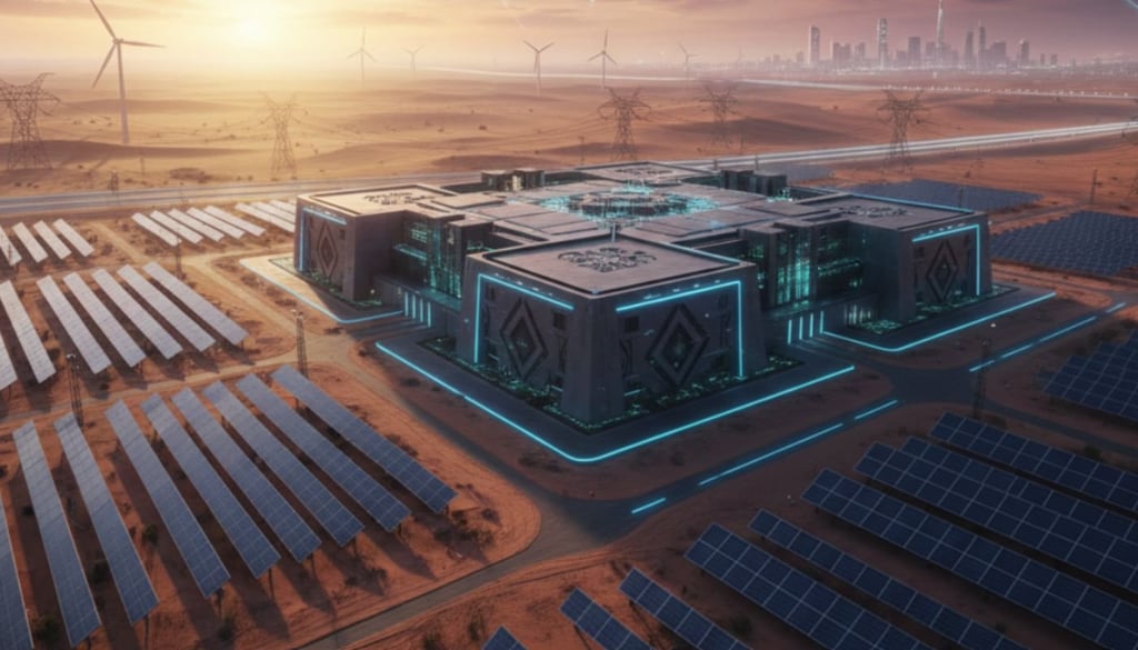 xai data center in saudi arabia illustration