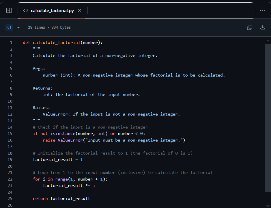GitHub Copilot code generation.