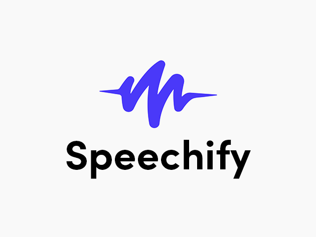 Speechify logo.