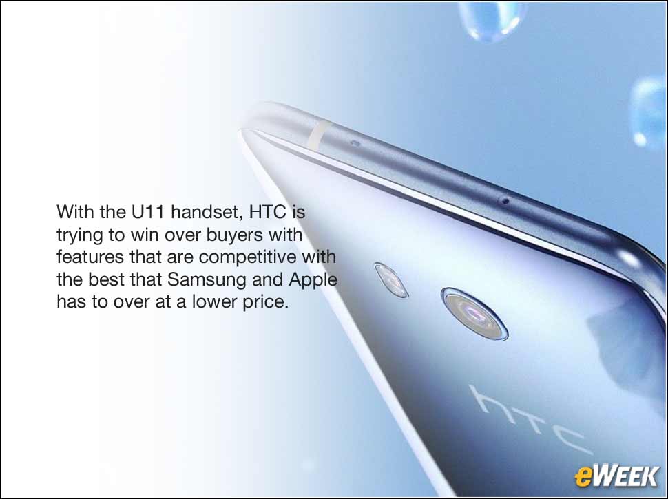 1 - HTC U11 latest Handset With Hopes of Challenging iPhone, Galaxy S8