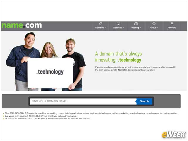 8 - Technology Get Its Own Domain